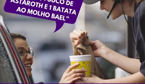A cômica Magia Fast-Food