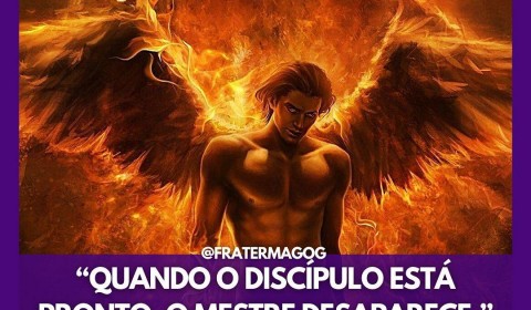 QUANDO O DISCÍPULO ESTÁ PRONTO, O MESTRE DESAPARECE