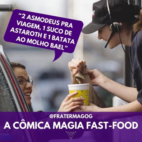 A cômica Magia Fast-Food